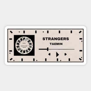 Taemin Strangers Song Label Sticker